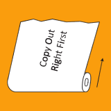 Copy out Right First