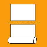 Continuous Roll of Cut Sheets